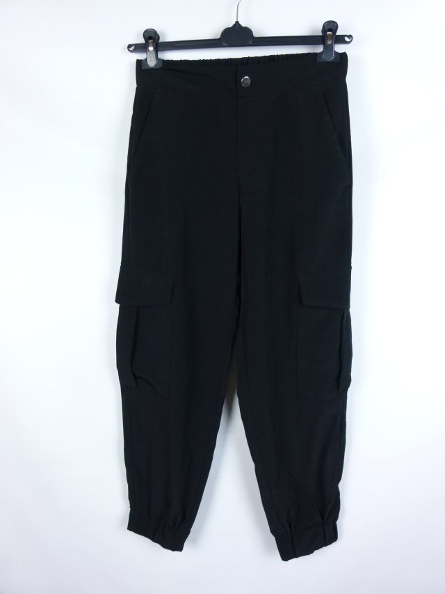 Zara cargo cienkie spodnie bojówki jogger / M