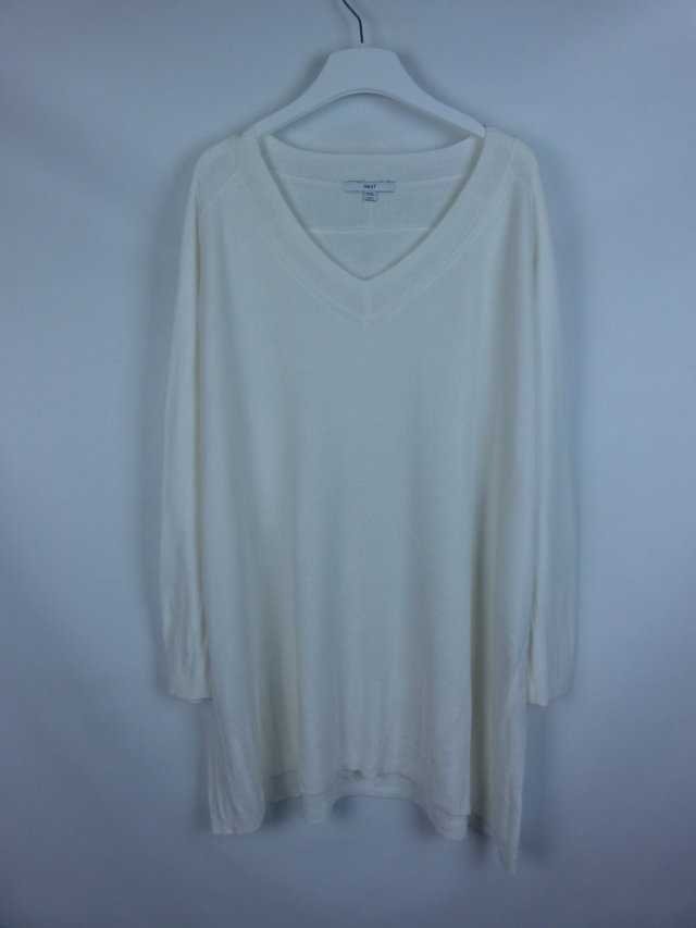 Next luźny cienki sweter oversize akryl / XXL