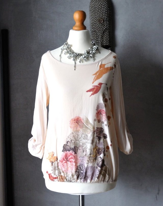 Bluzka w kwiaty letnia lolita floral XS S
