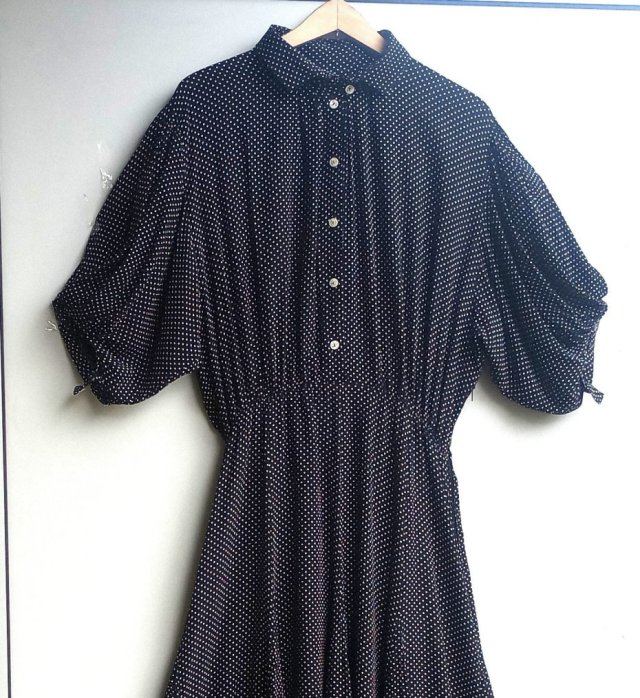 Sukienka vintage groszki