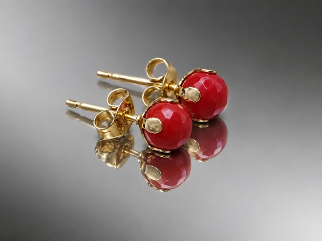Dots - Koral naturalny /alloys collection/ - sztyfty