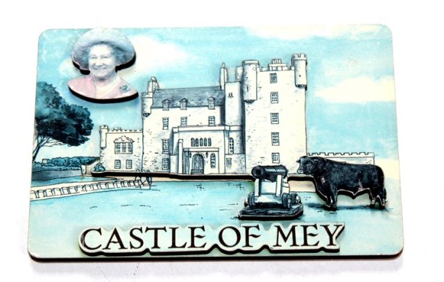 CASTLE OF MAY retro  magnes 3d pamiątka England