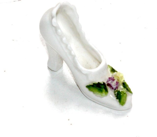 porcelanowy mini pantofelek uroczy bibelot England