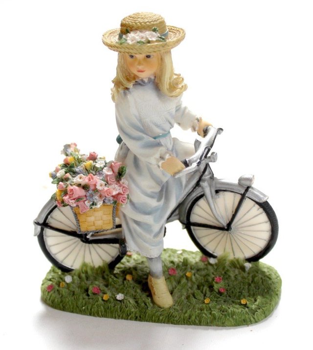 Figurka The Leonardo Collection The Bicycle Ride Christine Haworth