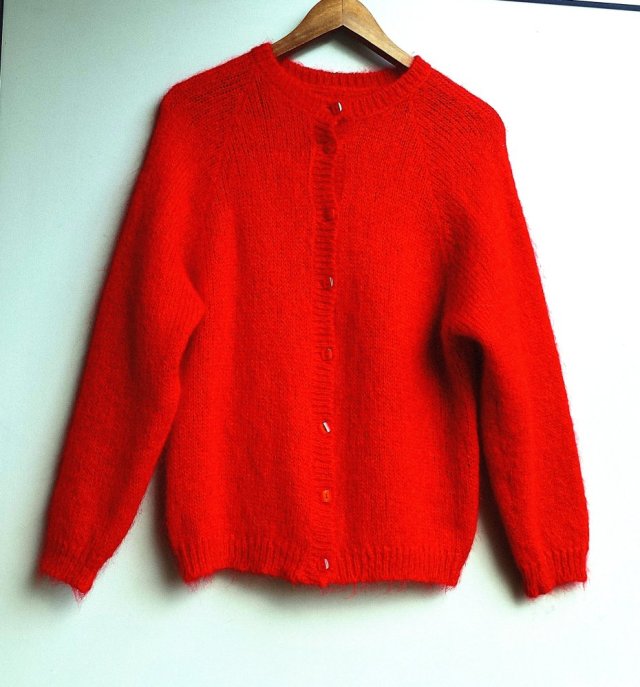 Kardigan handmade wełna