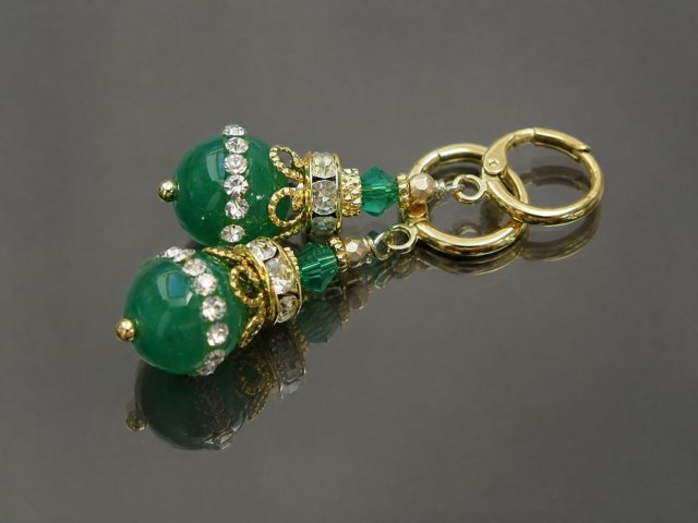 Alloys Collection - Onyx green - kolczyki /14.11.25/