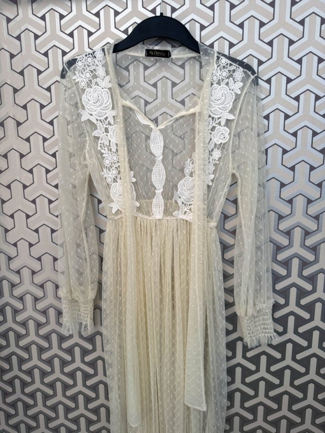 koronkowa sukienka boho
