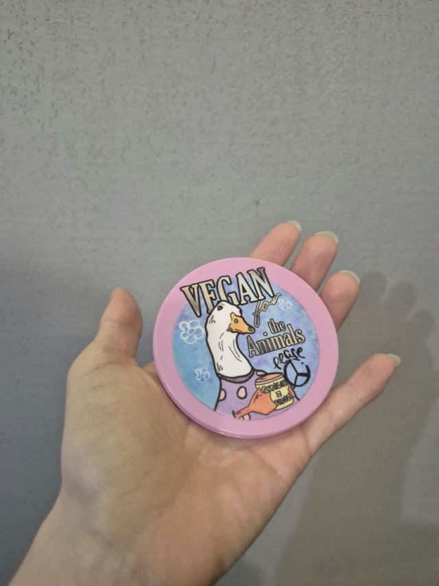 Lusterko kieszonkowe - Vegan Gęś - for animals - weganizm