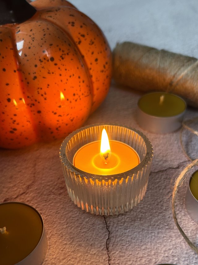 Tealight z wosku pszczelego zestaw 24szt. podgrzewacz świeca woskowa na prezent rękodzieło