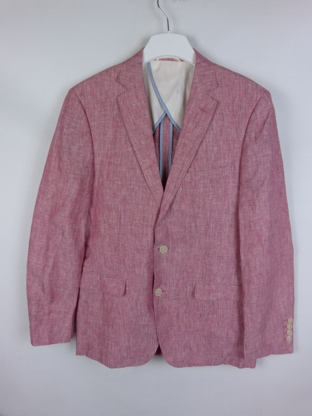 Blazer marynarka męska len - 38"/ 107 cm