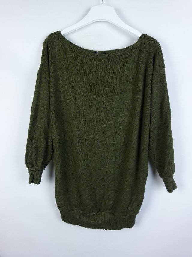 Boohoo damski sweter khaki / S-M