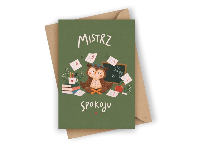 KARTKA DLA NAUCZYCIELA- MISTRZ SPOKOJU