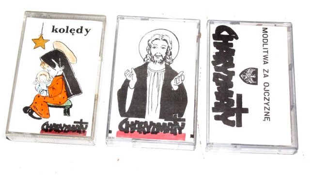 CHARYZMATY pieśni religijne kasety magnetofonowe 3szt