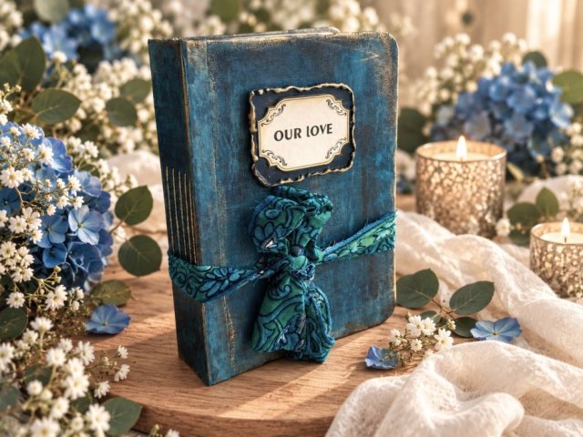 "OUR LOVE" – wyjątkowy, ręcznie wykonany pamiętnik pełen wspomnień