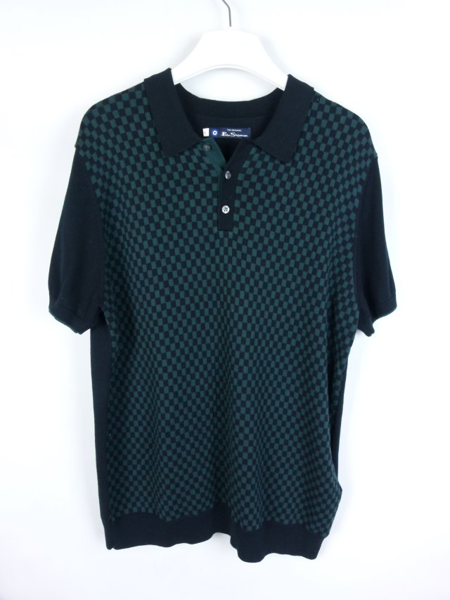 Ben Sherman koszulka polo dzianina bawełna / L