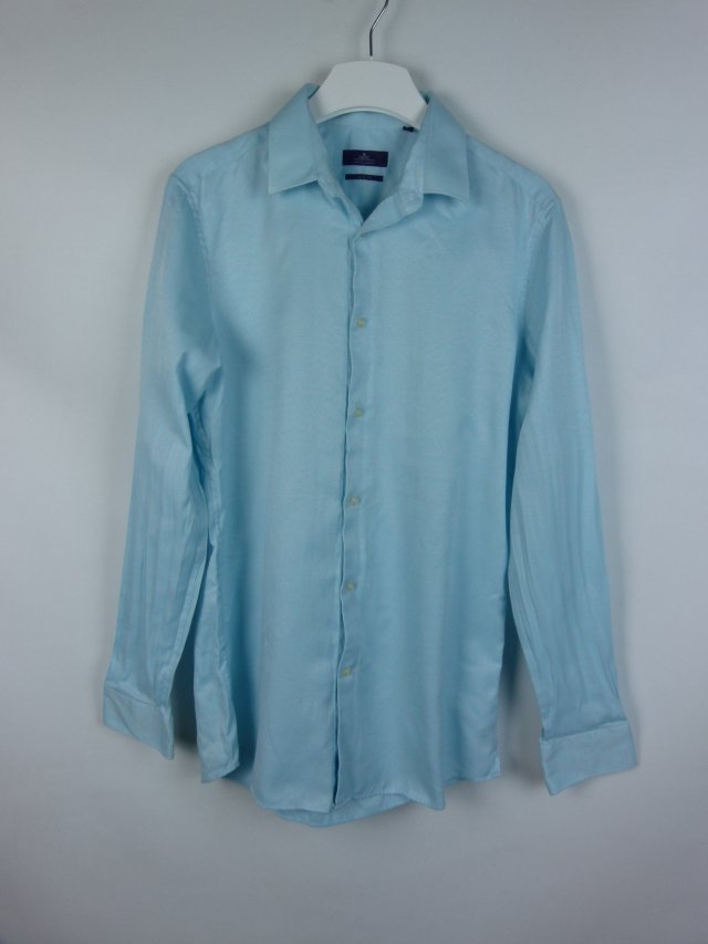 Next slim fit elegancka niebieska koszula 16 / 41 cm - L