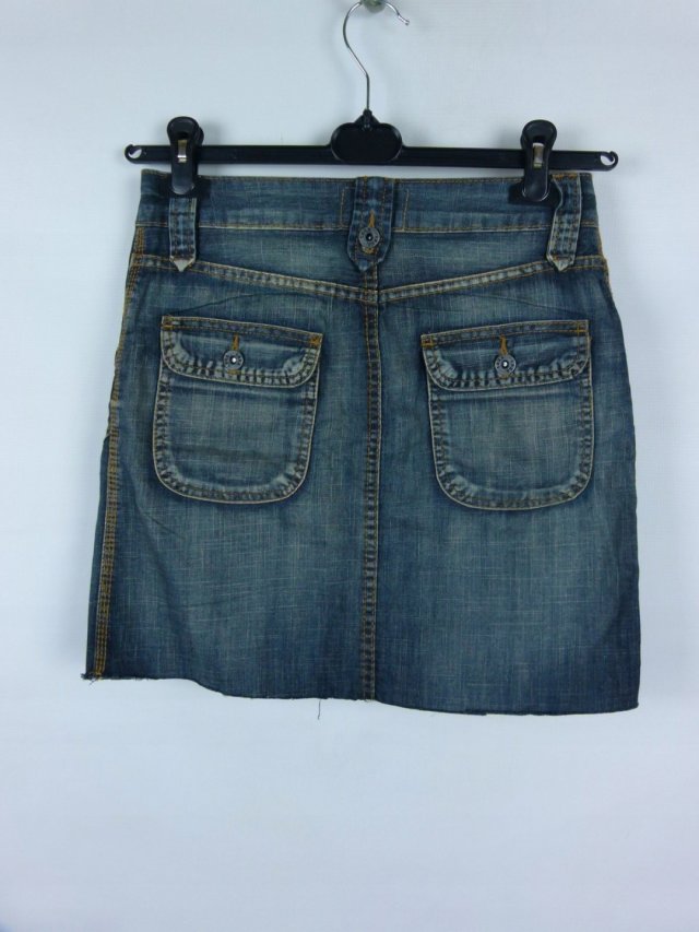 H&M LOGG dżinsowa spódnica mini jeans / 34