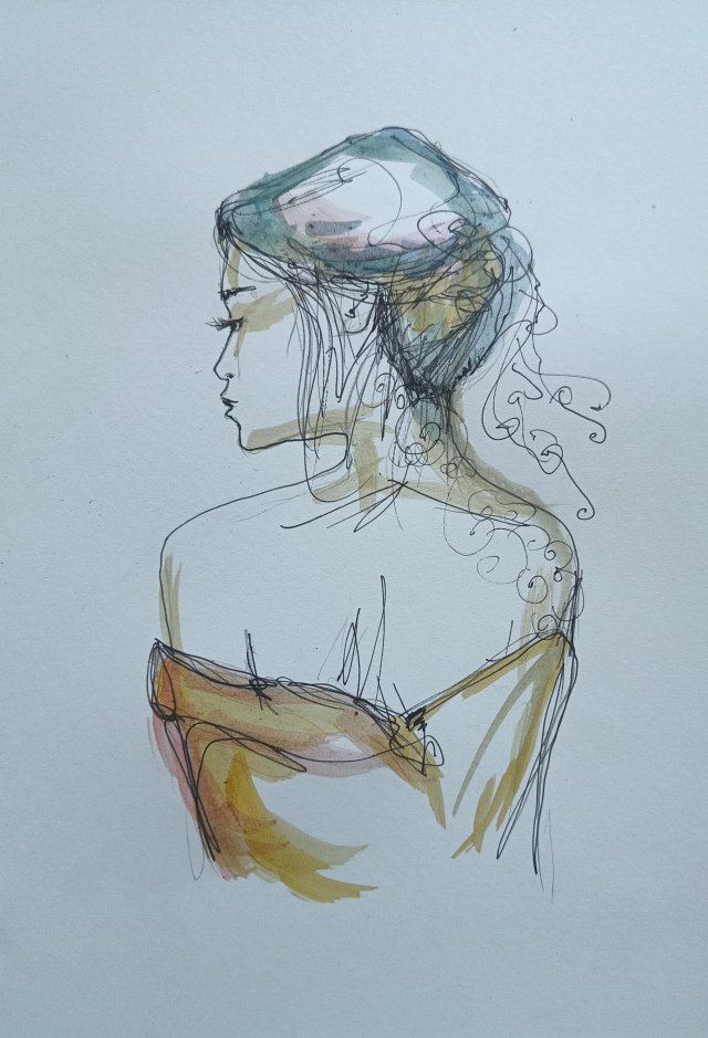 " Miarbel "technika mieszana  - a4