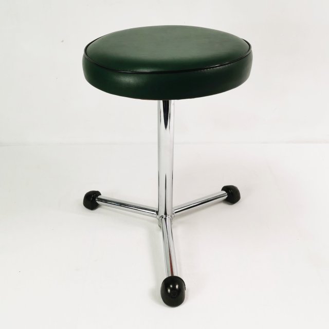 Taboret bauhaus- industial, Maquet, Niemcy, lata 50.