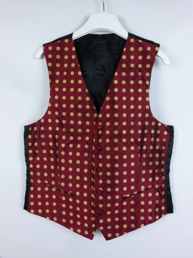St.Michael Marks Spencer wizytowa kamizelka silk groszki / L