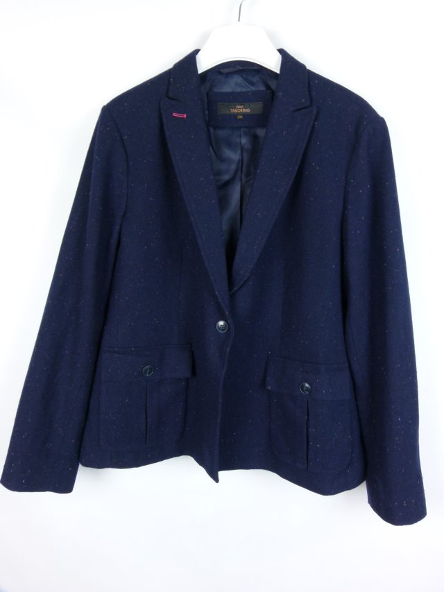 Next Tailoring granatowy żakiet z wool - 22R / 50