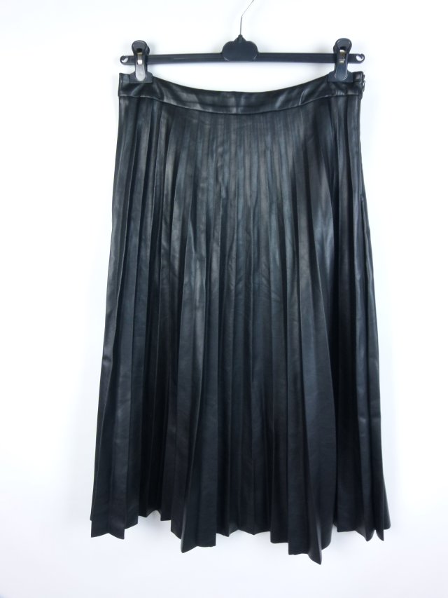 Primark plisowana spódnica midi ekoskóra 14 / 42