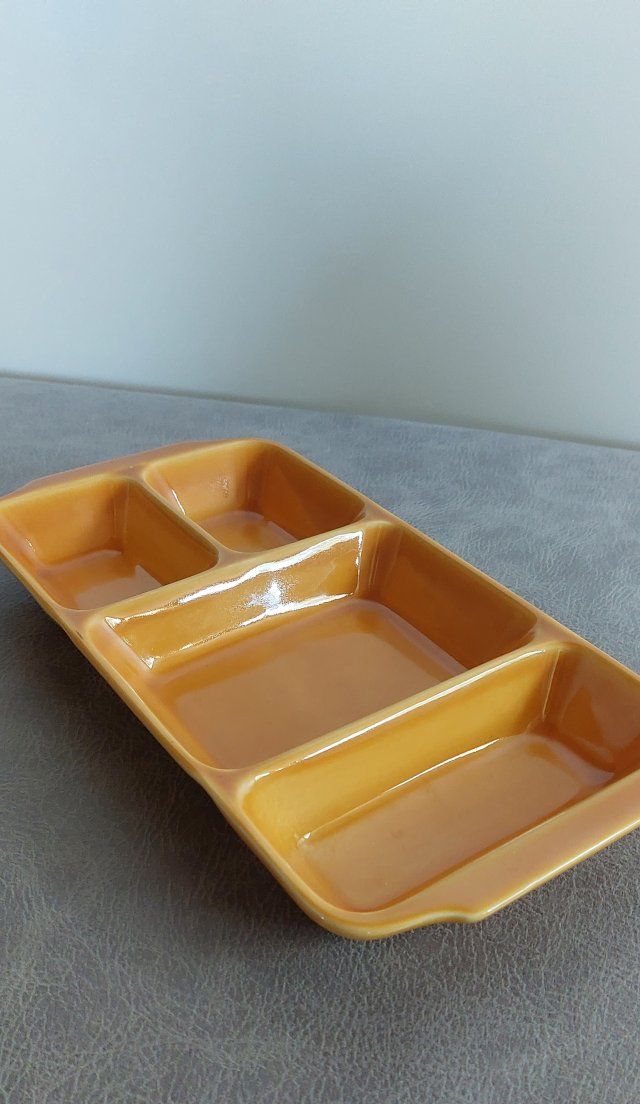 Półmisek  vintage  Boch Belgium Keralux  50s/ 60s mid century modern minimalizm