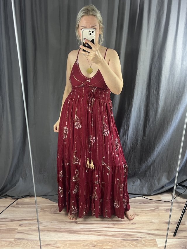long ethno dress