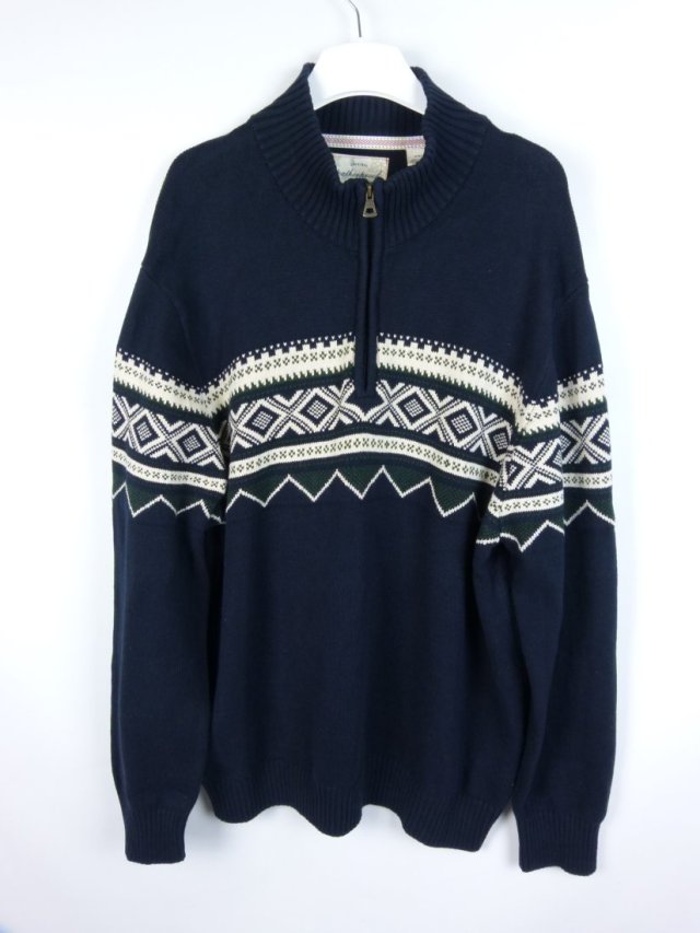 Watherproof Vintage sweter półgolf bawełna / XXL