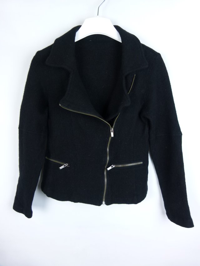 Wełniana kurtka ramoneska wool / M