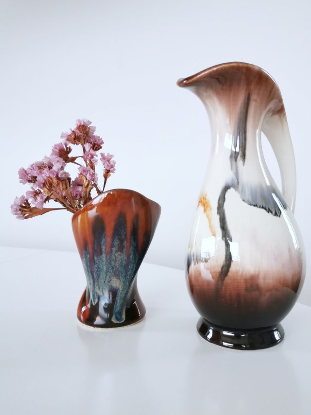 Wazonik ceramiczny PRL