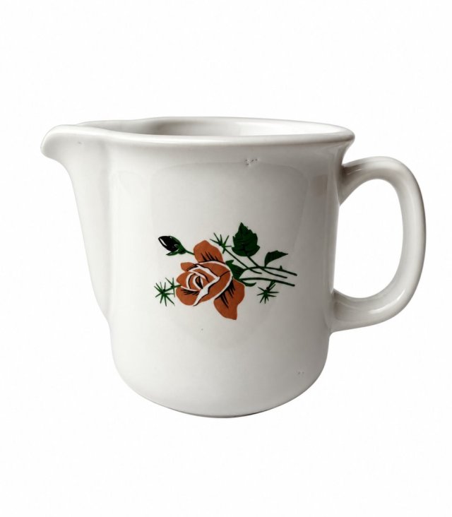 Mlecznik Tułowice PRL Vintage róże polski design ceramika