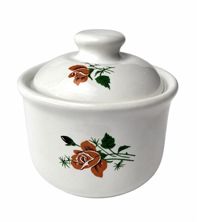 Cukiernica Tułowice PRL Vintage róże polski design ceramika