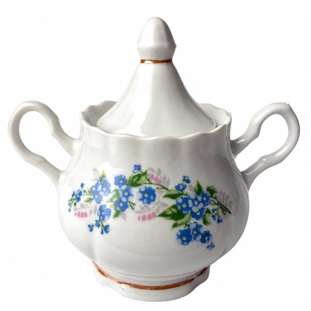 Cukiernica niezapominajki Dobrusz lata 70 porcelana Vintage retro PRL