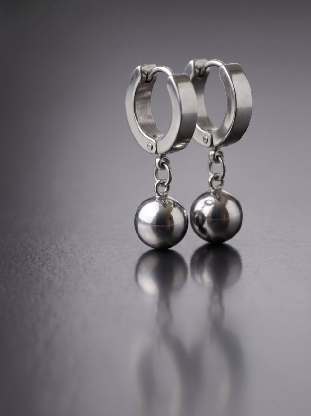 Alloys Collection /Ball silver/ vol. 3 - kolczyki