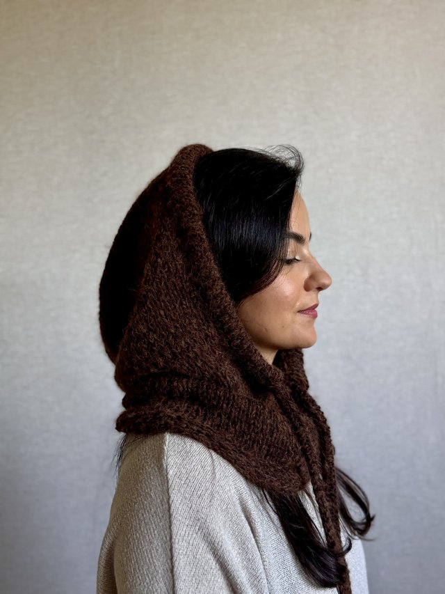Balaclava brązowa