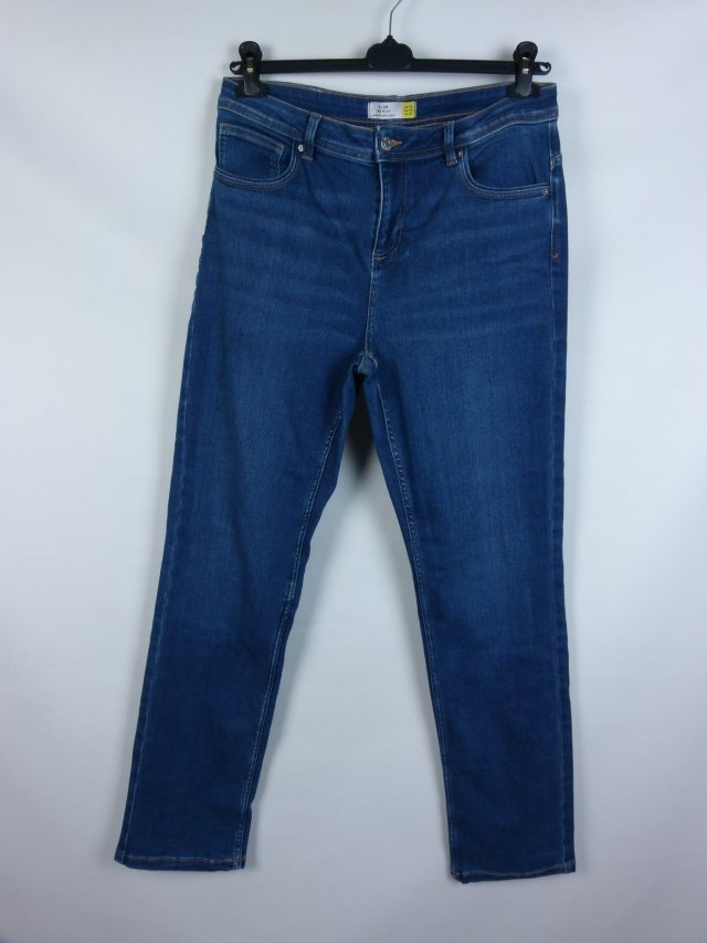 Next slim jeans mid rise spodnie dżins 16L / 44