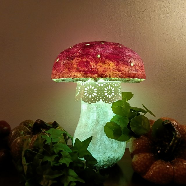 Lampka nocna muchomorek