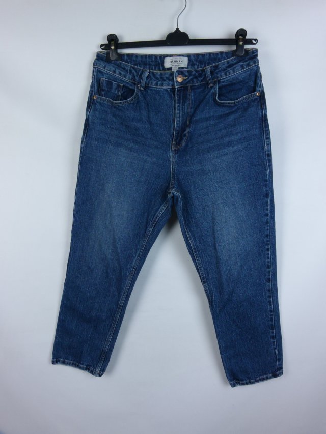 New Look - Hannah crop jeans spodnie dżins 14 / 42