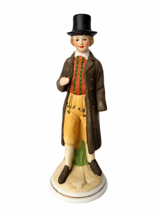 Figurka Mężczyzna w stroju ludowym Ljung Souvenir Sweden vintage
