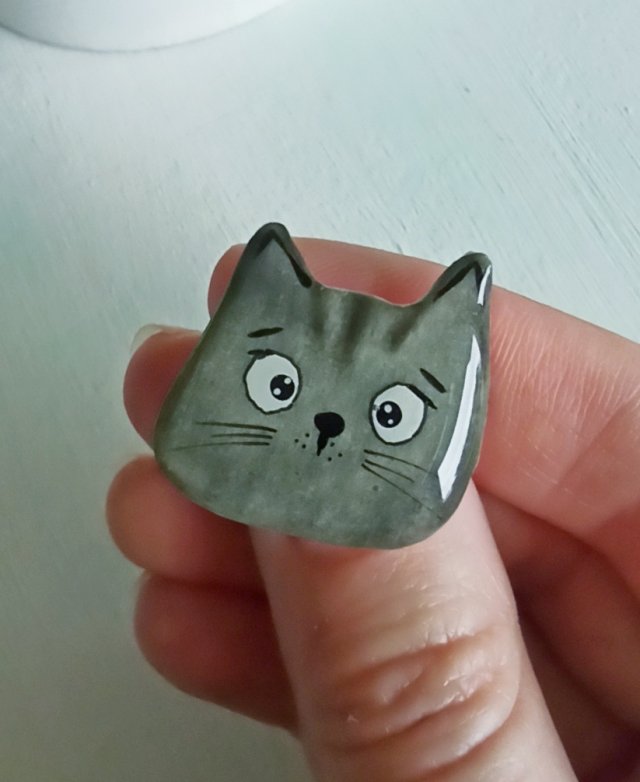 Broszka "Kotek"