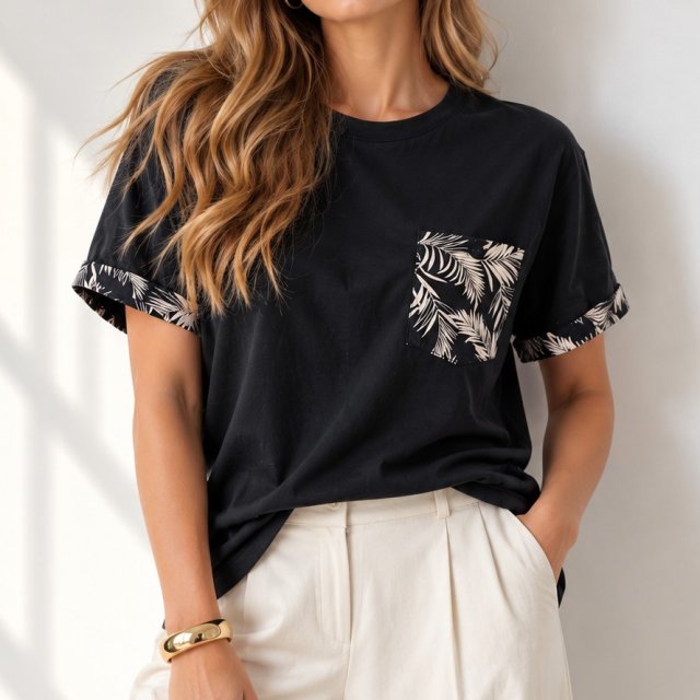 T-shirt bawełna supima