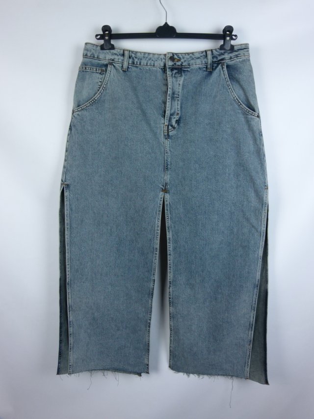 Topshop skirt jeans spódnica maxi dżins rozporki 18 / 46