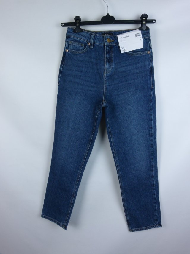 F&F straight jeans high rise z metką 8 / 36