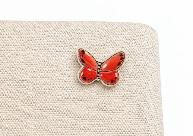 Broszka Pin Motyla Noga