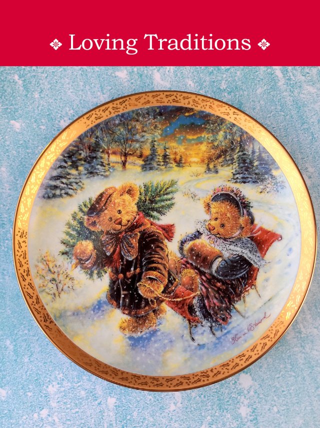 Talerzyk Beary Merry Christmas