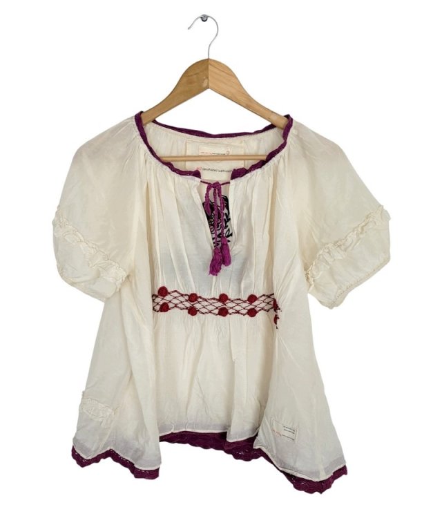 ODD MOLLY folkowa  unikatowa bluzka haft 40/42 L/XL