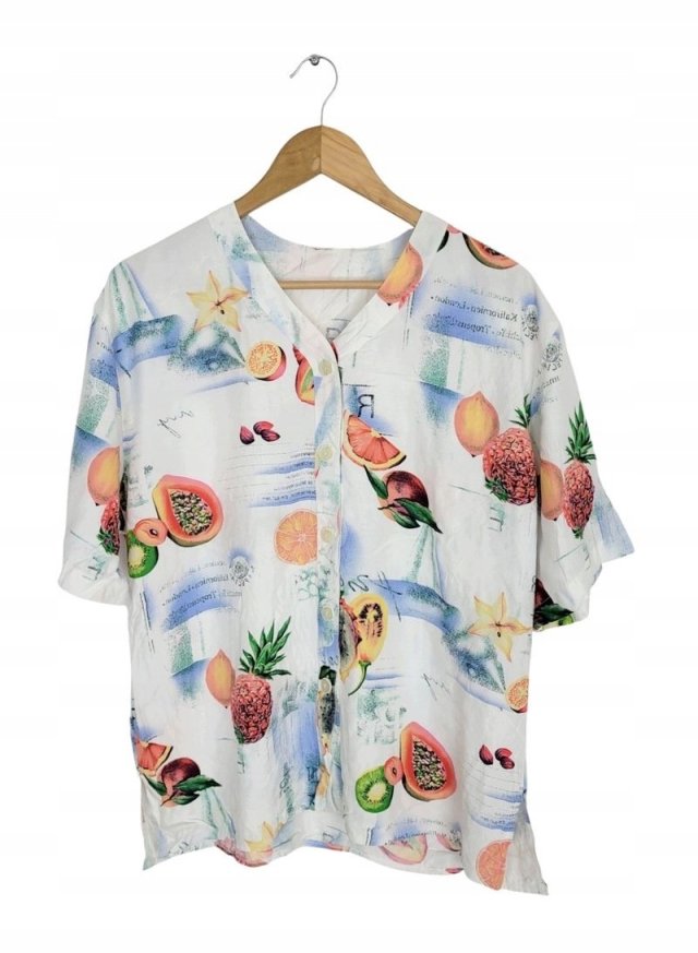 TRU koszula vintage damska oldschool 42 XL