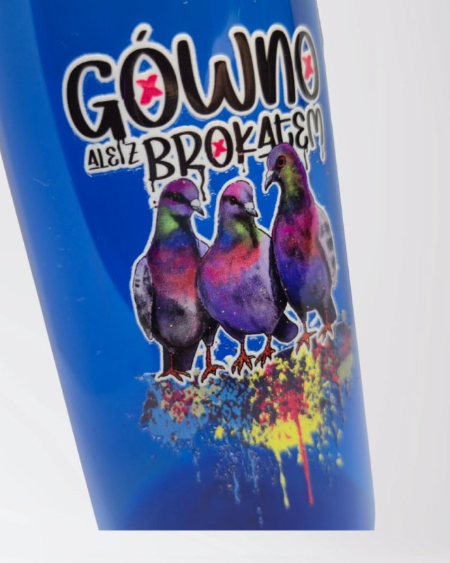 Butelka / bidon 500ml - Gołębie Gónwo ale z brokatem