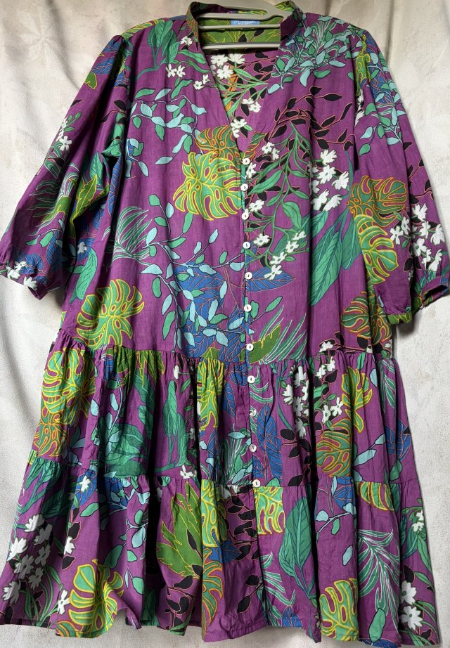 Isla Bonita 100 % cotton radosna sukienka tunika z bawełny
